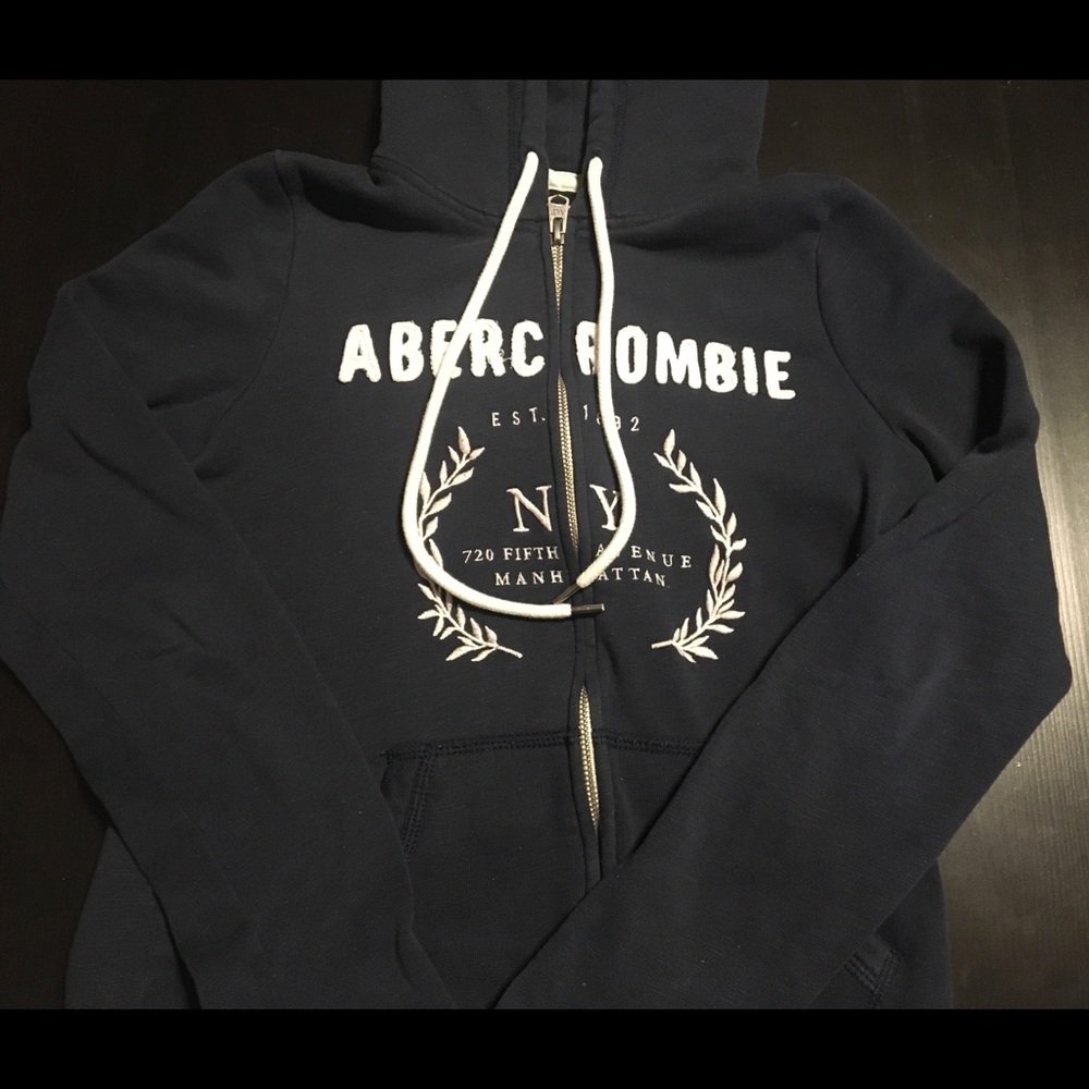 Abercrombie hoodie women’s navy blue size S